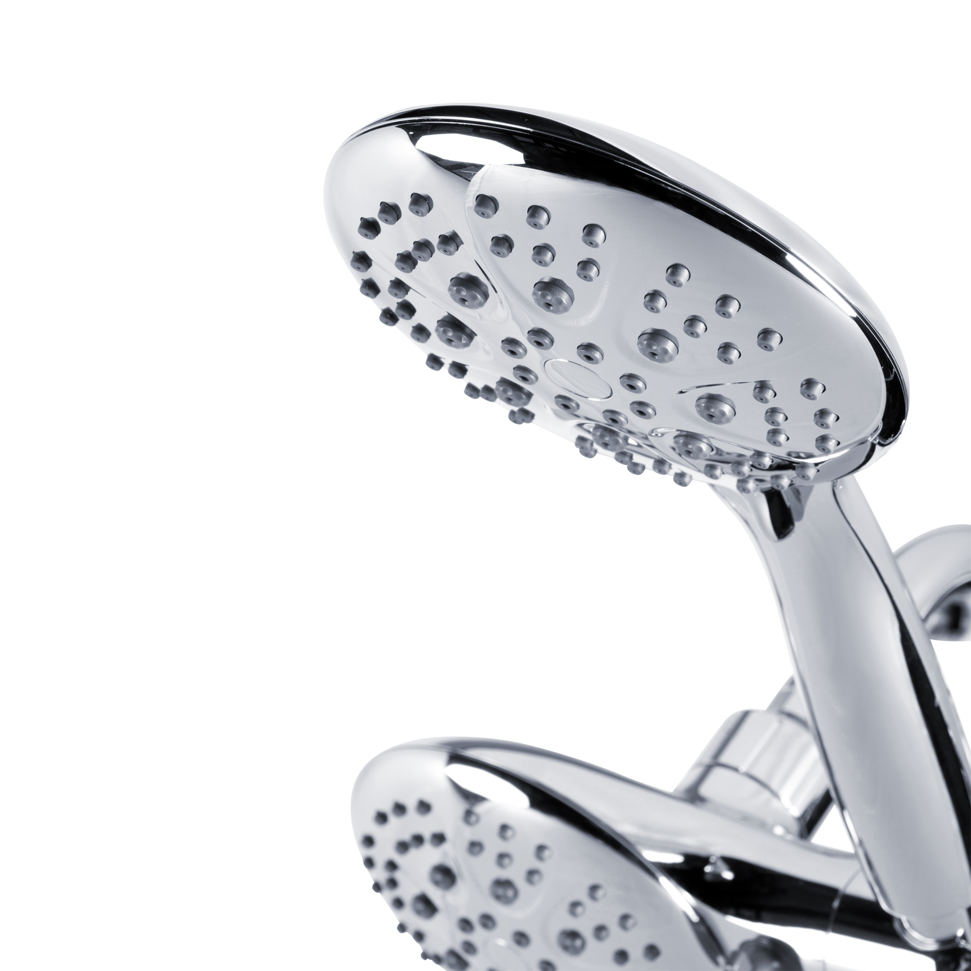 12-Functions Brushed Nickel PULSE Showerspas 1057-BN Fusion Combination Showerhead and Hand Shower 