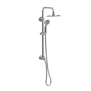 PULSE ShowerSpas Saturn Shower System - 8" Rain Head, 3 Body Jets, 5-Function Hand Shower